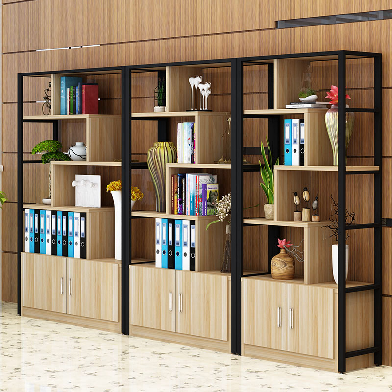 Kệ trang trí gỗ có thể dùng trong nhà hoặc trong văn phòng nhờ tính đa dạng công năng