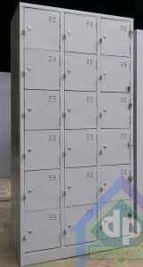 Thanh lý tủ locker bằng sắt 18 ngăn mới 100% tại Duy Phát 1