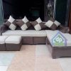 Thanh lý sofa nỉ góc thông minh xám 1m8x2m6