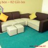 Sofa góc ghi nâu đất